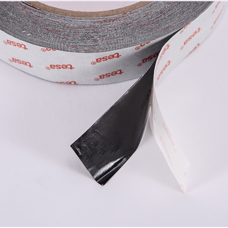 Tesa 61385 black pet double side tape 0.15mm Screen masking tape