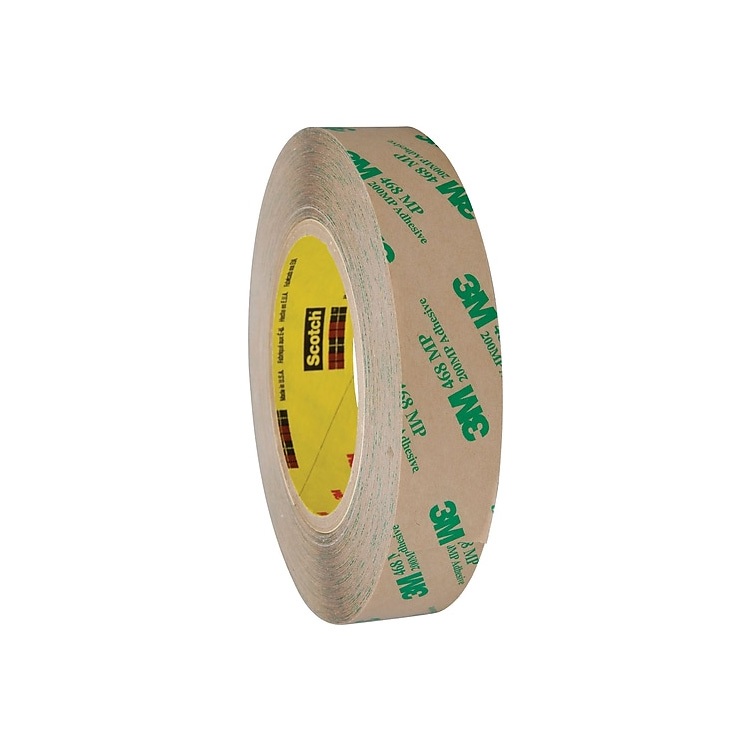 3M 468MP Double Sided Adhesive Transfer Tape with 200MP adhesive
