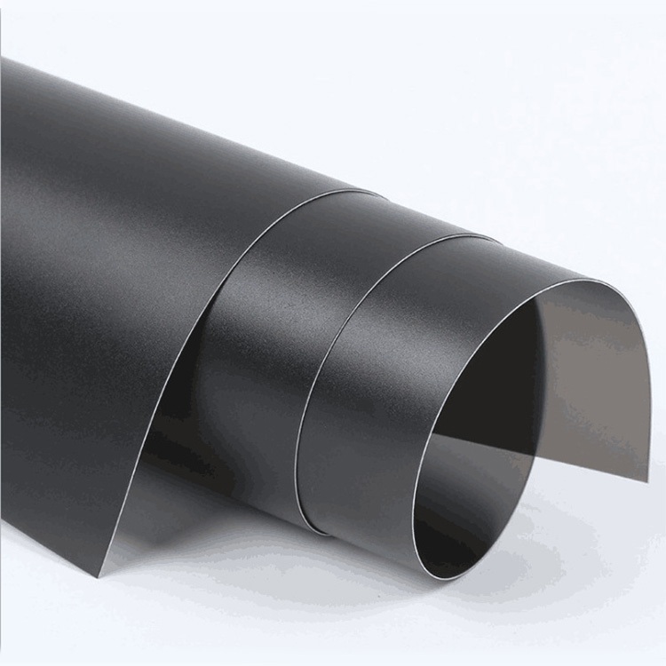 Halogen-free PP insulation flame retardant material Black fireproof insulation sheet die cutting